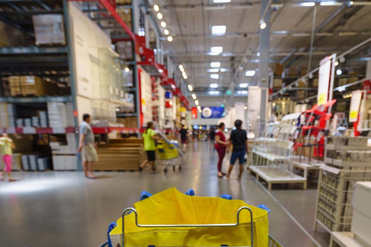 Ikea magazijn